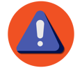 Alert icon - orange