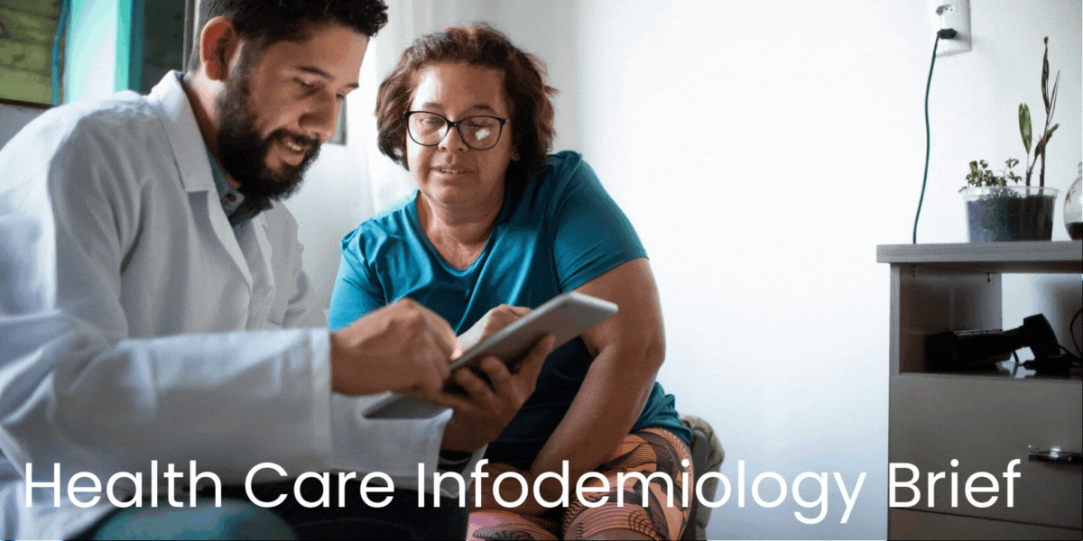 Health Care Infodemiology Brief Header 7.17.23