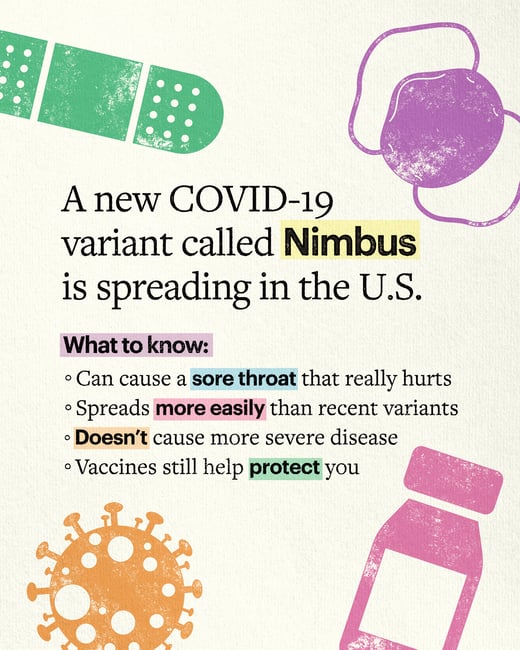 A new COVID variant called Nimbus is spreading in the US